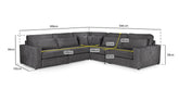 Kiana Modular Sofa Large Corner